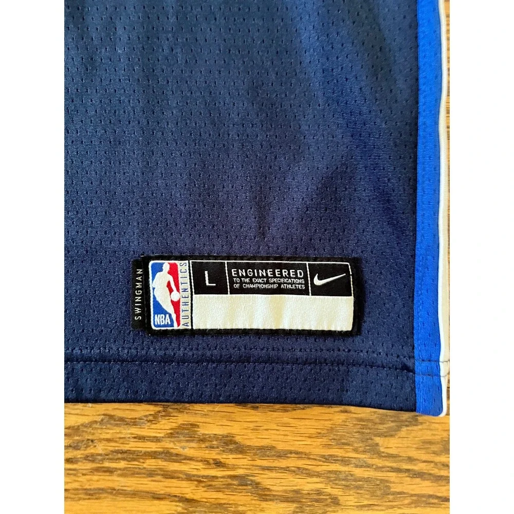 Nike Kids Dallas Mavericks Luka Doncic 77 Swingman Jersey Navy Blue Size L